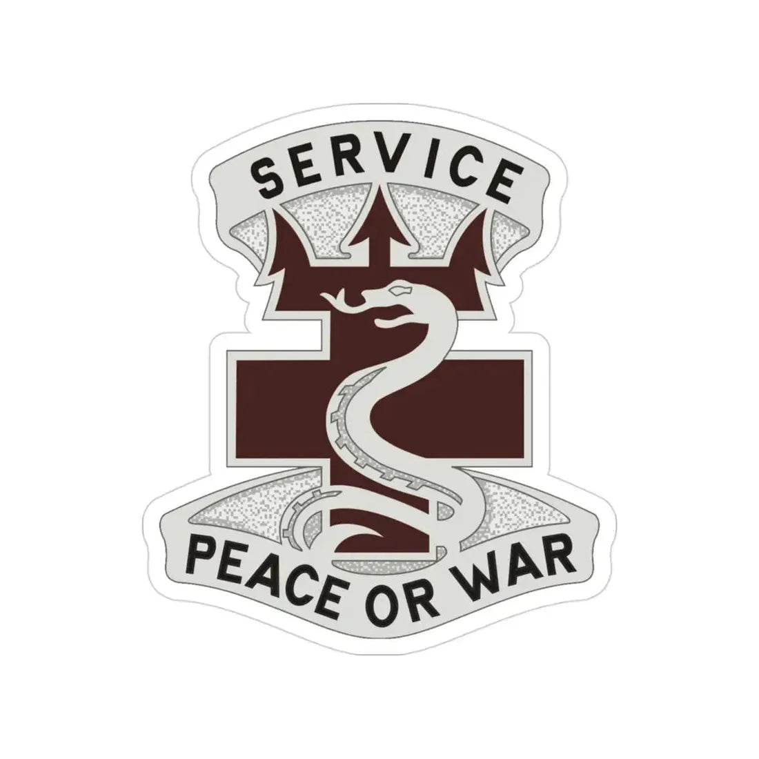 213 Medical Brigade 2 (U.S. Army) Transparent STICKER Die-Cut Vinyl Decal - The Sticker Space