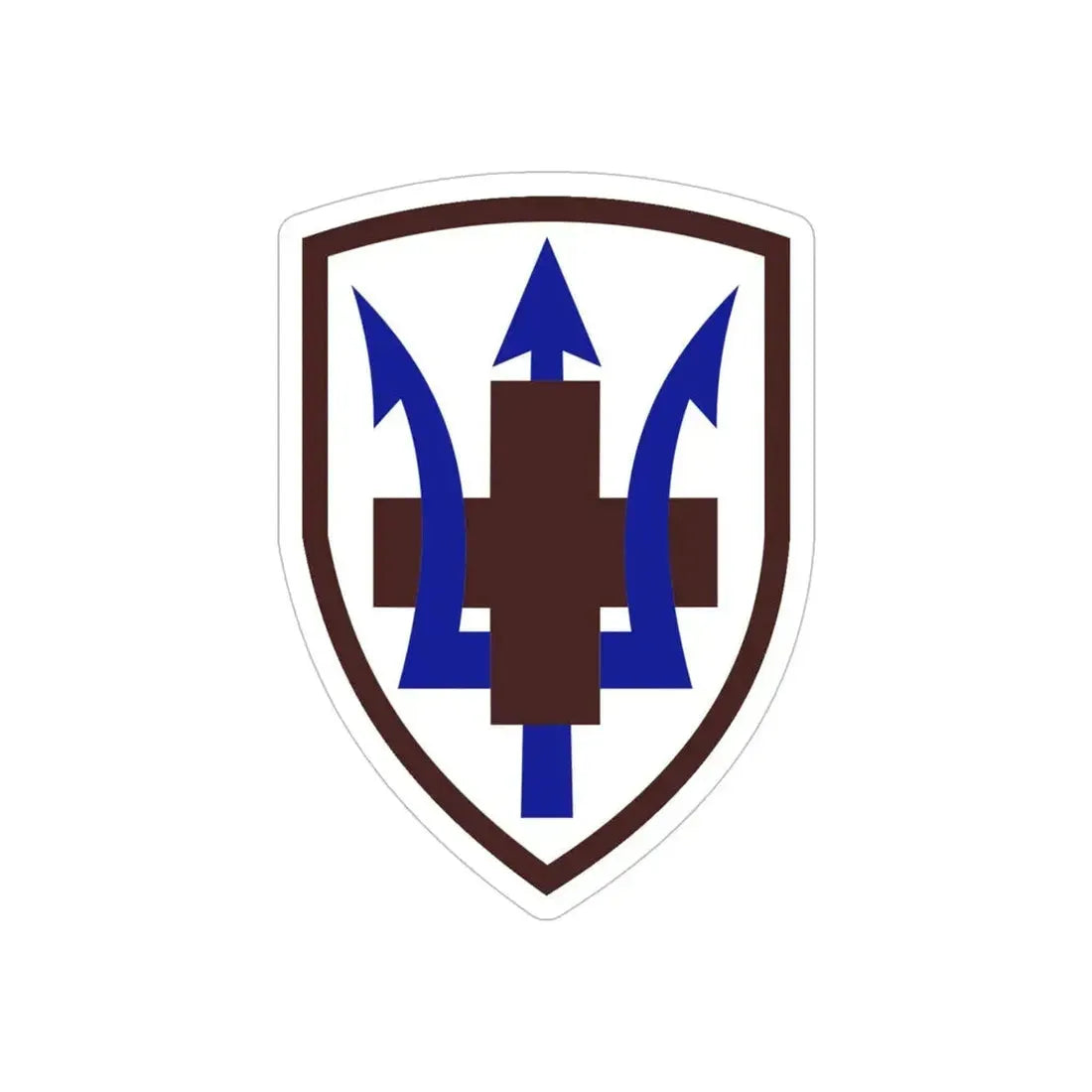 213 Medical Brigade (U.S. Army) REVERSE PRINT Transparent Die-Cut STICKER - The Sticker Space
