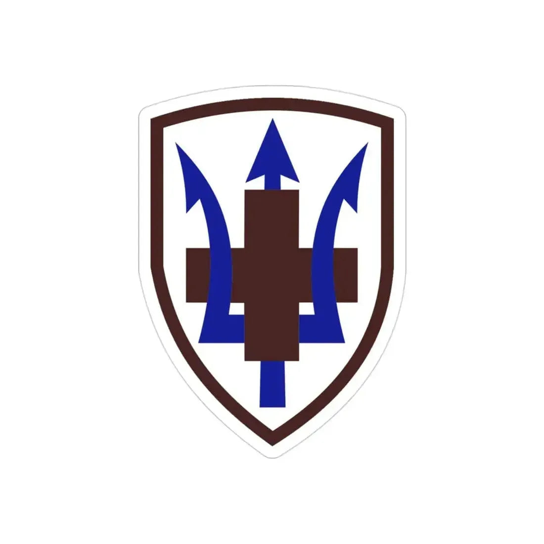213 Medical Brigade (U.S. Army) REVERSE PRINT Transparent Die-Cut STICKER - The Sticker Space