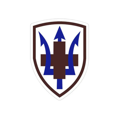 213 Medical Brigade (U.S. Army) REVERSE PRINT Transparent Die-Cut STICKER - The Sticker Space