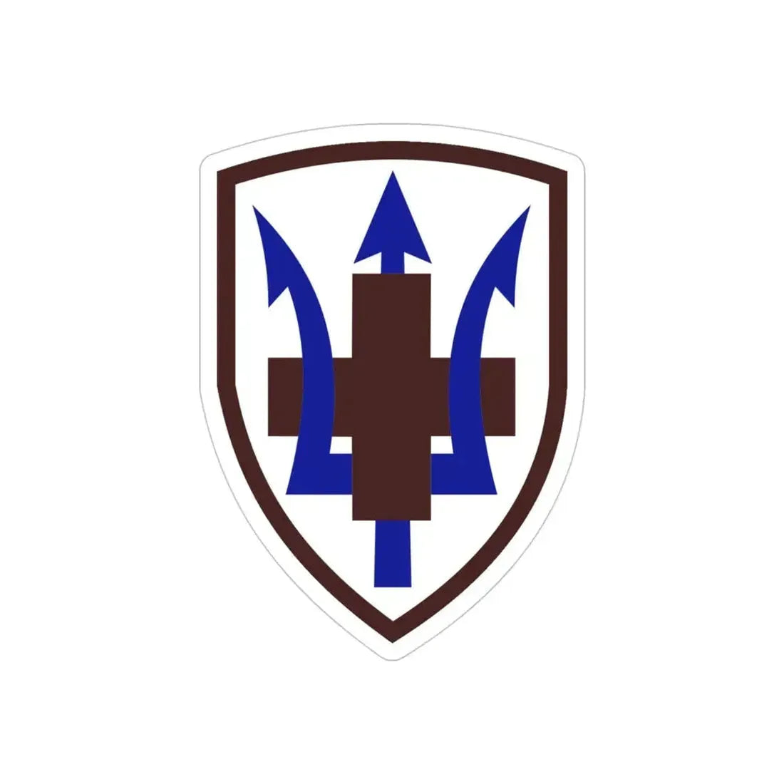 213 Medical Brigade (U.S. Army) REVERSE PRINT Transparent Die-Cut STICKER - The Sticker Space