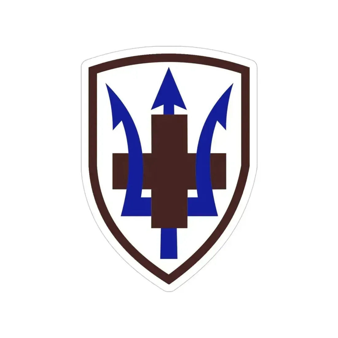 213 Medical Brigade (U.S. Army) Transparent STICKER Die-Cut Vinyl Decal 4 Inch - The Sticker Space