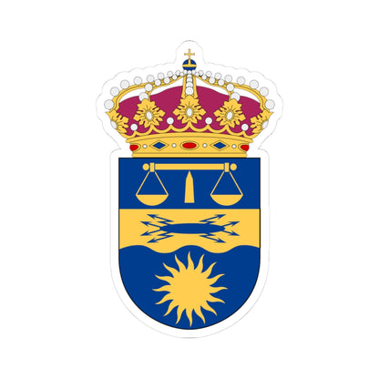 Skellefteå tingsrätt vapen (Sweden) (Coat of Arms) STICKER Vinyl Kiss-Cut Decal