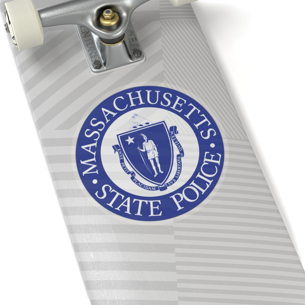 Seal of the State Police of Massachusetts - STICKER Vinyl Kiss-Cut Decal