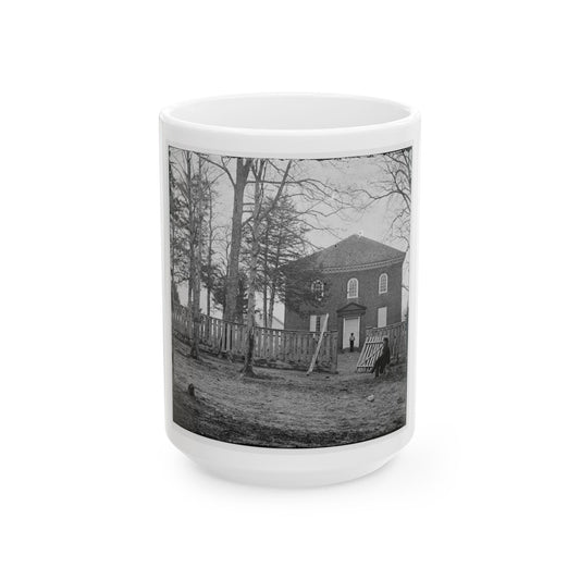 Falls Church, Va. The Church (U.S. Civil War) White Coffee Mug