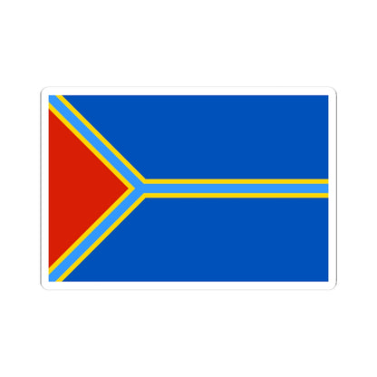 Flag of Alekseevsky rayon Volgograd oblast (Russia) STICKER Vinyl Kiss-Cut Decal