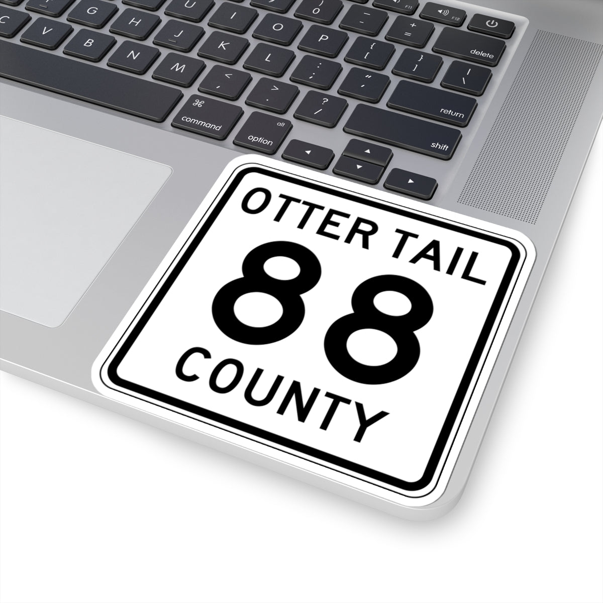 Otter Tail County Route 88 MN (Minnesota) (Road Sign) STICKER Vinyl Kiss-Cut Decal