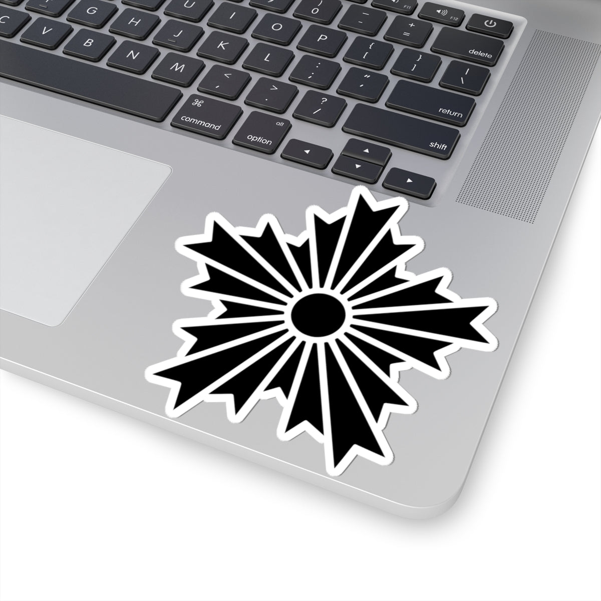 Asahikage No background and Black color drawing (Japan) (Coat of Arms) STICKER Vinyl Kiss-Cut Decal