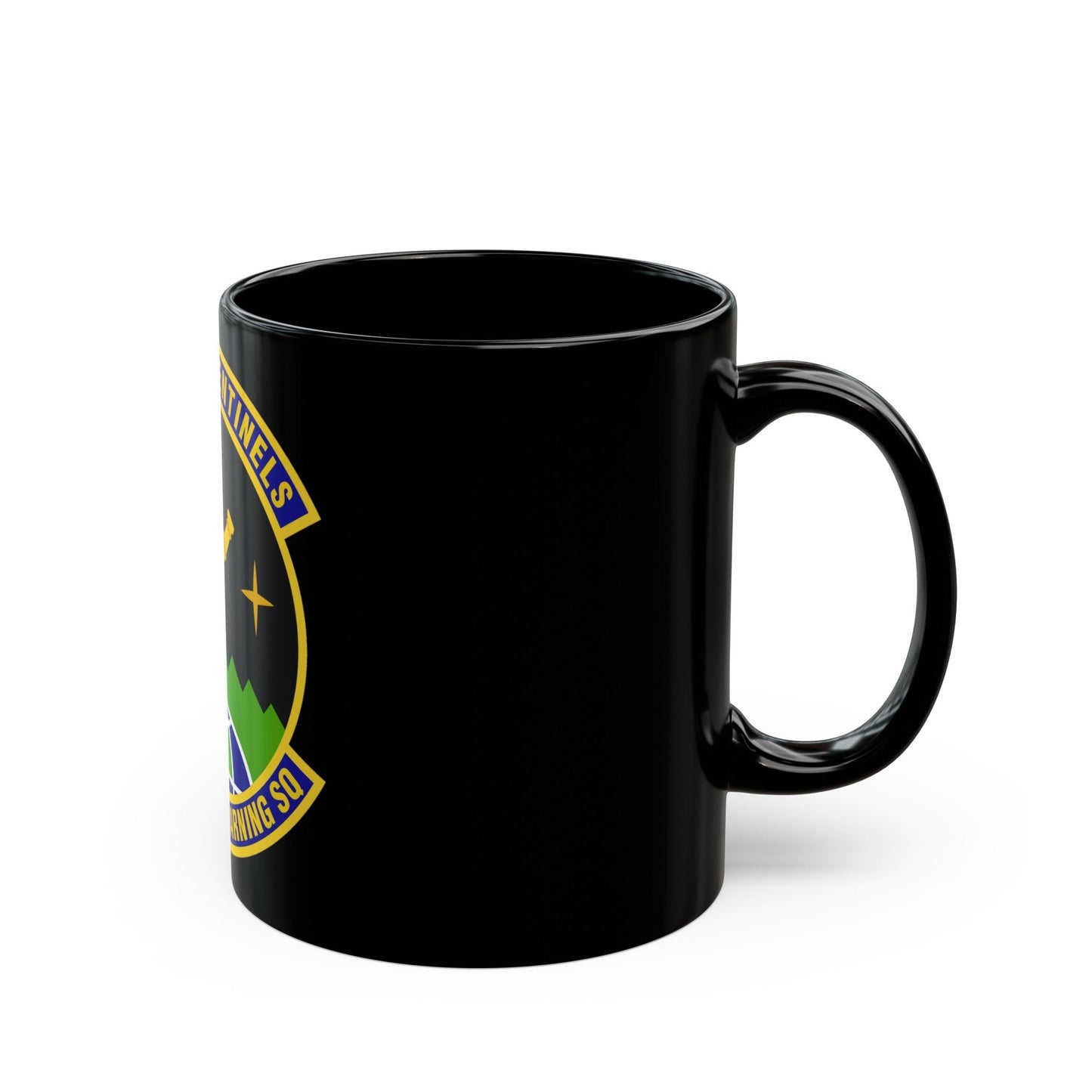 213th Space Warning Squadron (U.S. Air Force) Black Coffee Mug-The Sticker Space