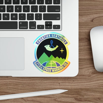 213th Space Warning Squadron (U.S. Air Force) Holographic STICKER Die-Cut Vinyl Decal-The Sticker Space