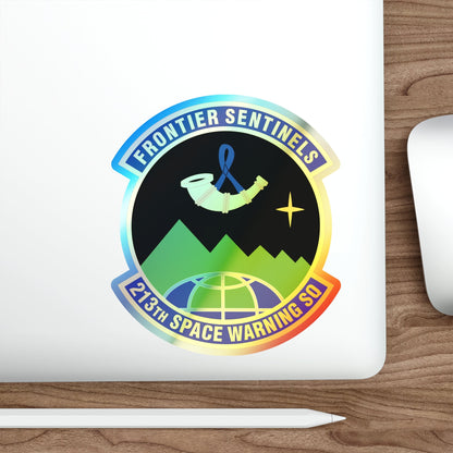 213th Space Warning Squadron (U.S. Air Force) Holographic STICKER Die-Cut Vinyl Decal-The Sticker Space