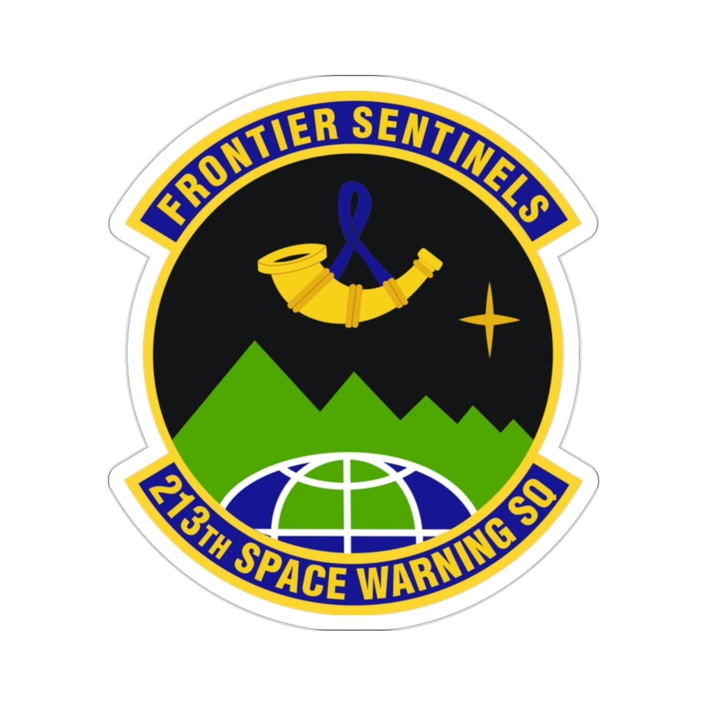 213th Space Warning Squadron (U.S. Air Force) STICKER Vinyl Die-Cut Decal-2 Inch-The Sticker Space