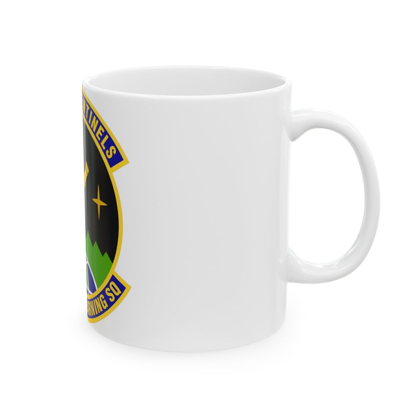 213th Space Warning Squadron (U.S. Air Force) White Coffee Mug-The Sticker Space