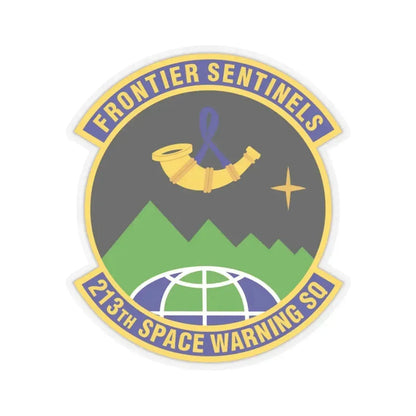213th Space Warning Squadron (U.S. Air Force) STICKER Vinyl Kiss-Cut Decal 3 Inch Transparent - The Sticker Space