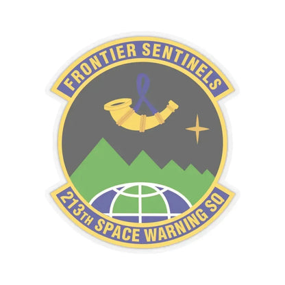 213th Space Warning Squadron (U.S. Air Force) STICKER Vinyl Kiss-Cut Decal 6 Inch Transparent - The Sticker Space