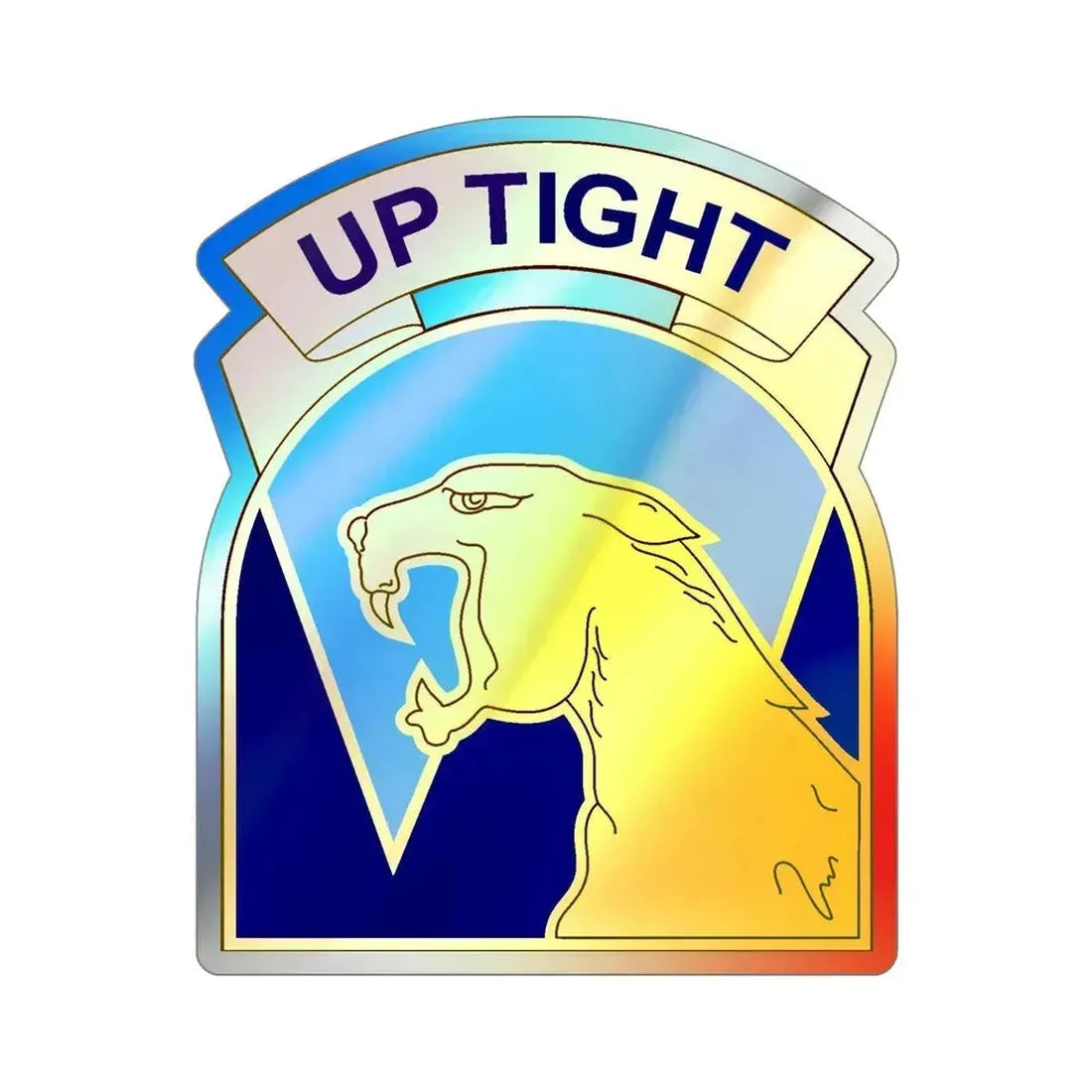 214 Aviation Regiment (U.S. Army) Holographic STICKER Die-Cut Vinyl Decal 5 Inch Holographic - The Sticker Space