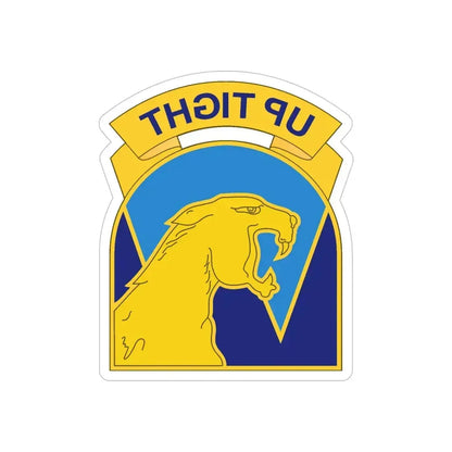 214 Aviation Regiment (U.S. Army) REVERSE PRINT Transparent Die-Cut STICKER - The Sticker Space