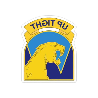 214 Aviation Regiment (U.S. Army) REVERSE PRINT Transparent Die-Cut STICKER - The Sticker Space