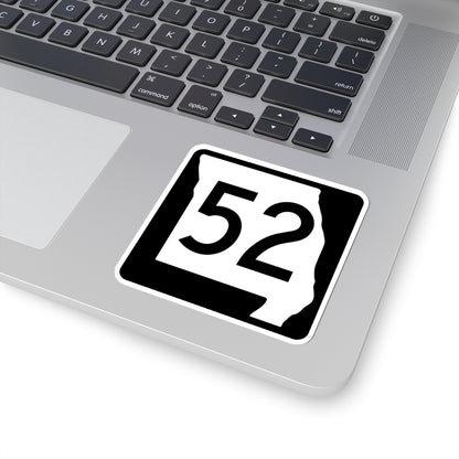 MO-52 (Missouri) (Road Sign) STICKER Vinyl Kiss-Cut Decal