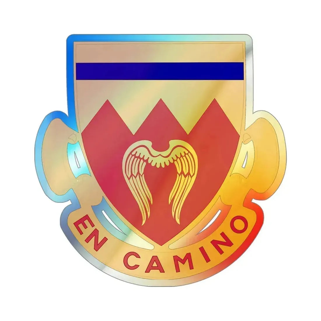 214th Armored Field Artillery Battalion (U.S. Army) Holographic STICKER Die-Cut Vinyl Decal 4 Inch Holographic - The Sticker Space