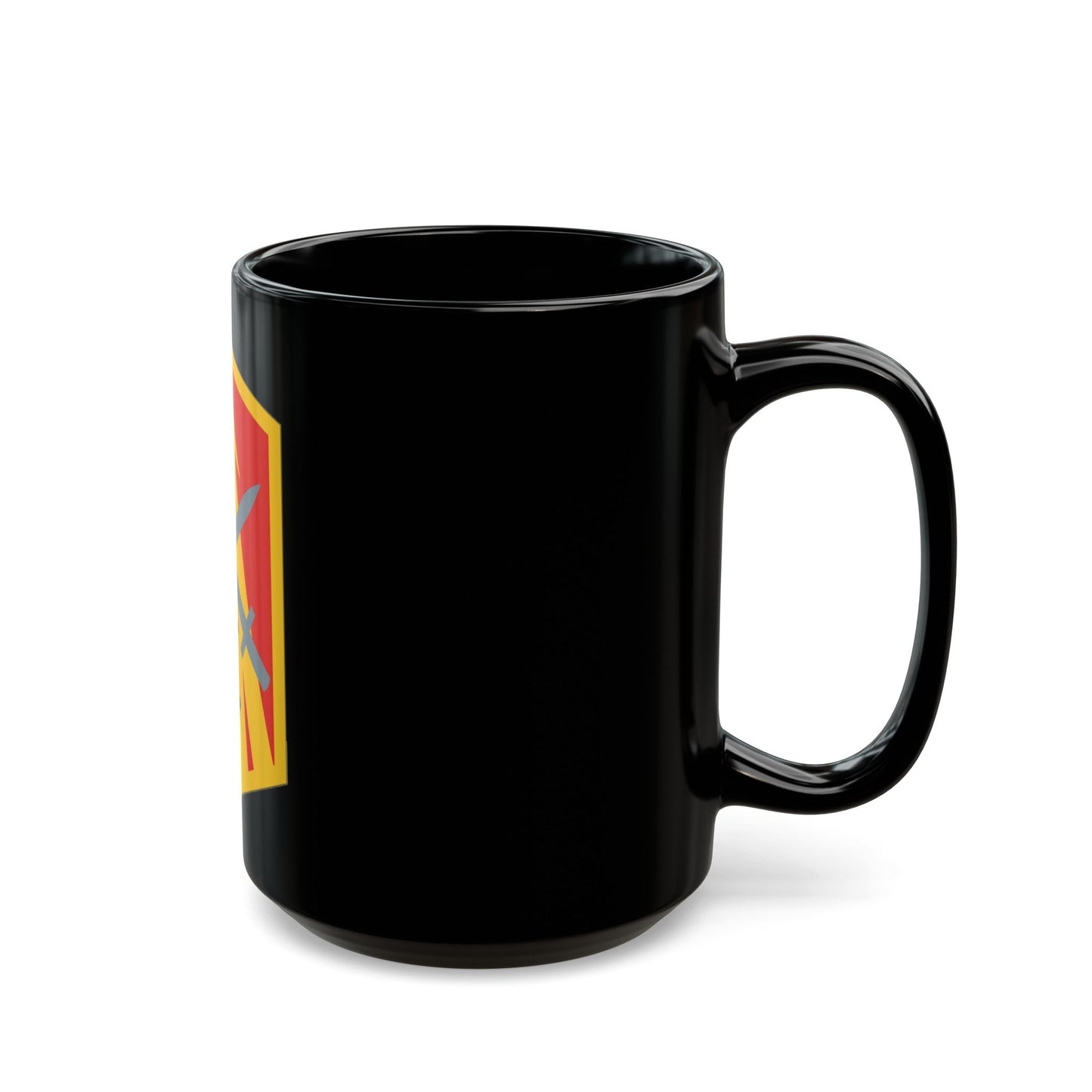 214th Field Artillery Brigade (U.S. Army) Black Coffee Mug-The Sticker Space