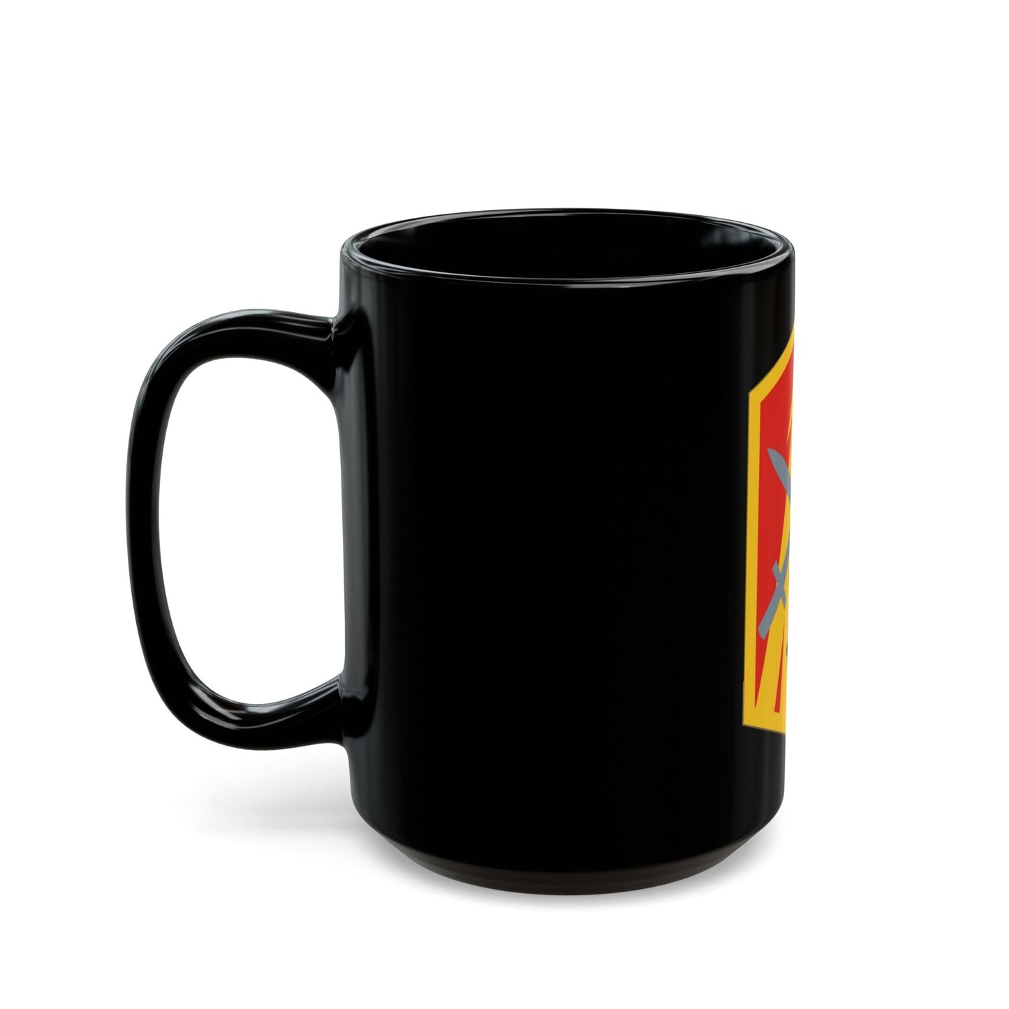 214th Field Artillery Brigade (U.S. Army) Black Coffee Mug-The Sticker Space