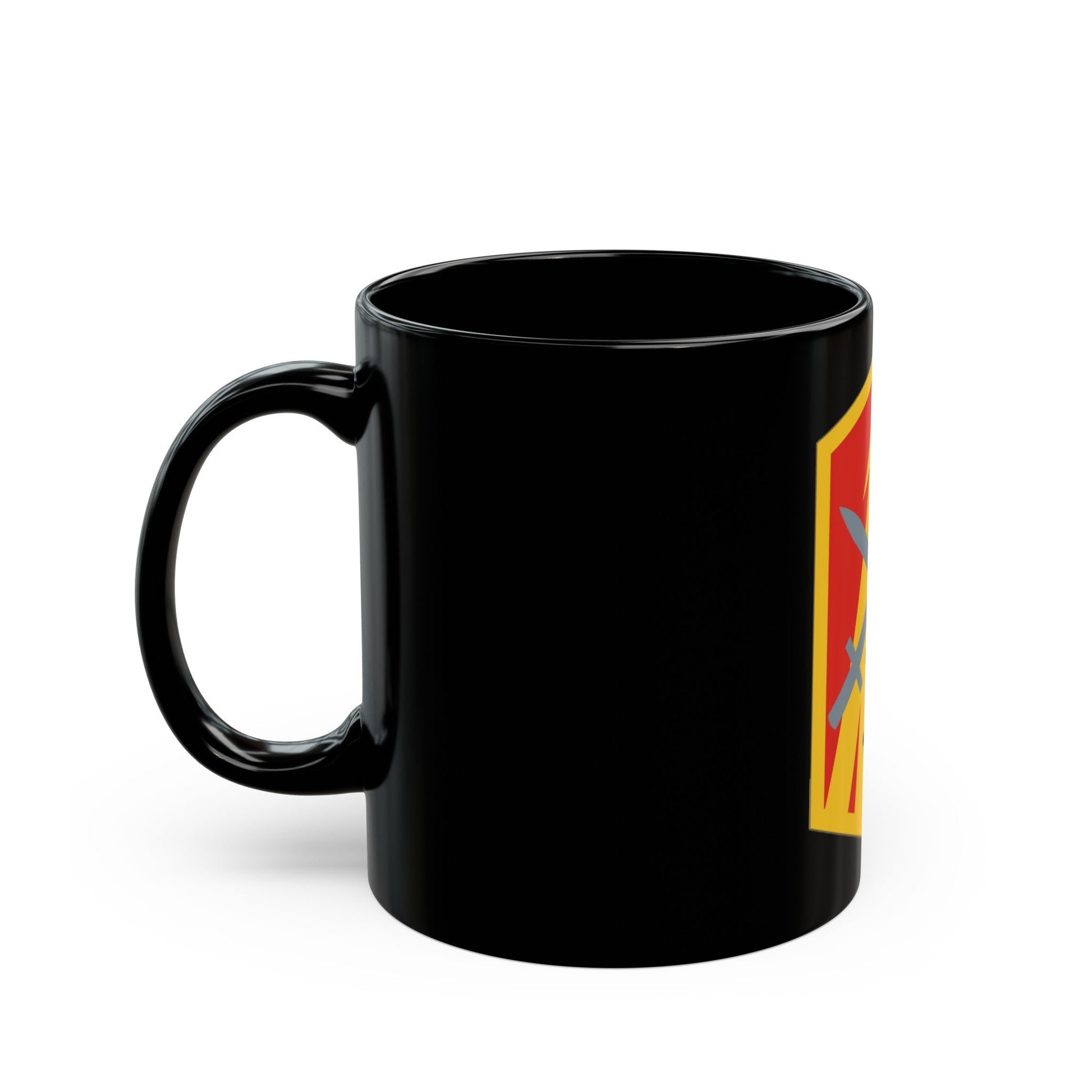 214th Field Artillery Brigade (U.S. Army) Black Coffee Mug-The Sticker Space