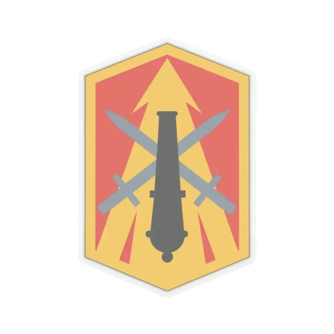214th Field Artillery Brigade (U.S. Army) STICKER Vinyl Kiss-Cut Decal 2 Inch Transparent - The Sticker Space