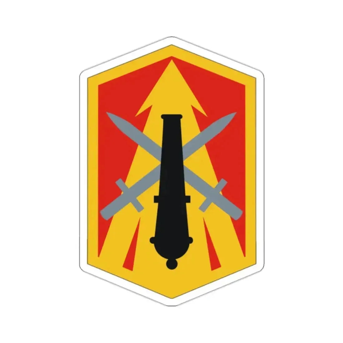 214th Field Artillery Brigade (U.S. Army) STICKER Vinyl Kiss-Cut Decal 2 Inch White - The Sticker Space