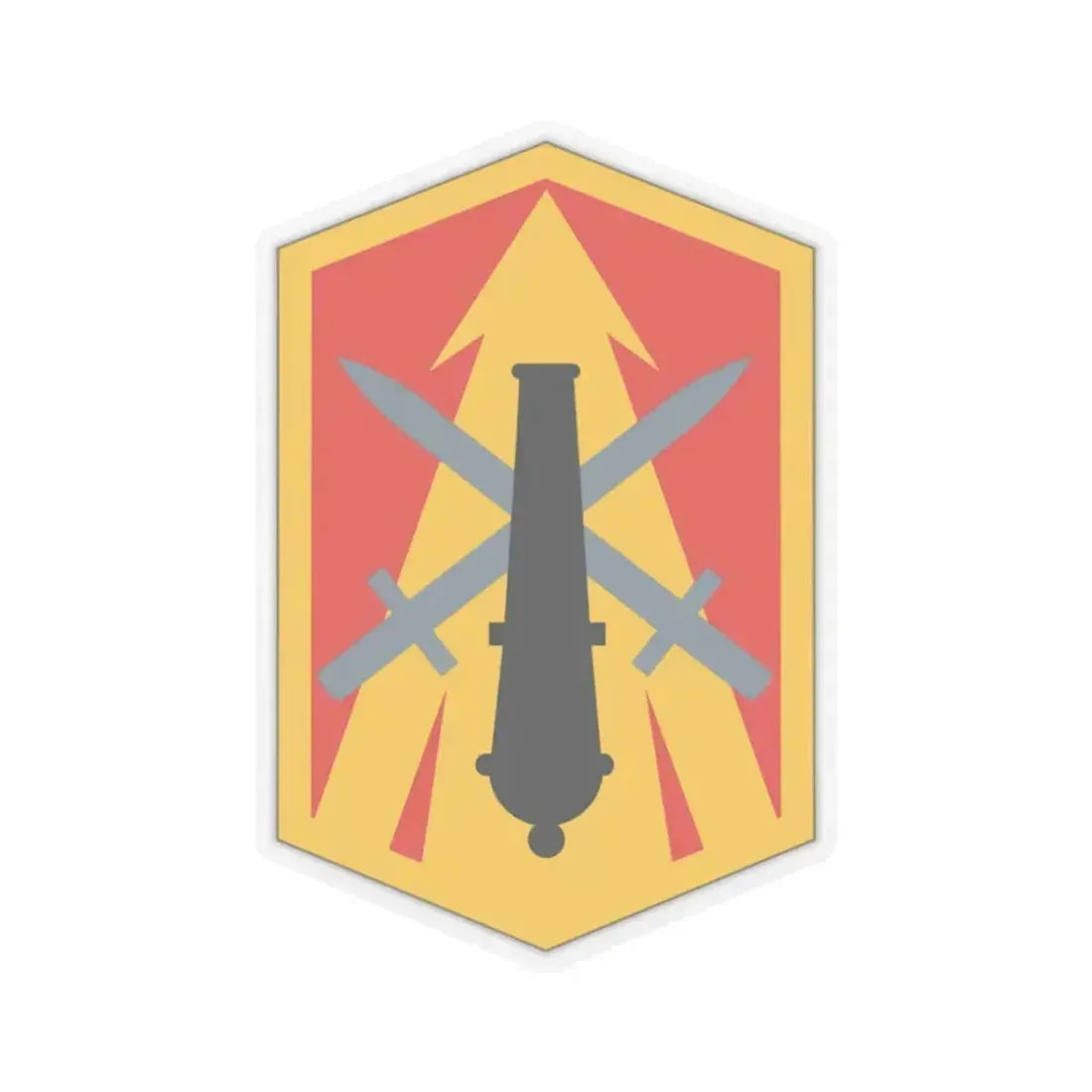 214th Field Artillery Brigade (U.S. Army) STICKER Vinyl Kiss-Cut Decal 3 Inch Transparent - The Sticker Space