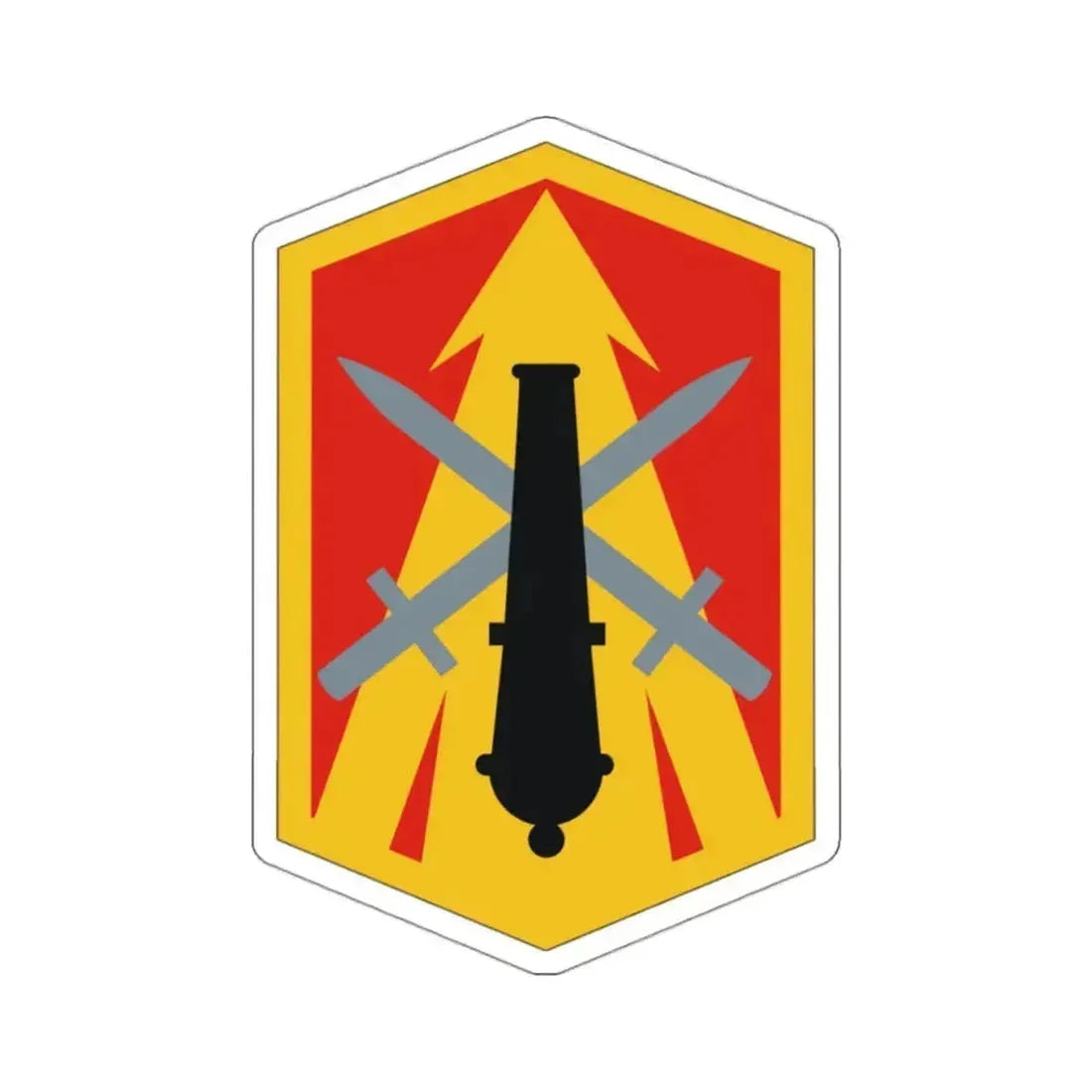 214th Field Artillery Brigade (U.S. Army) STICKER Vinyl Kiss-Cut Decal 3 Inch White - The Sticker Space