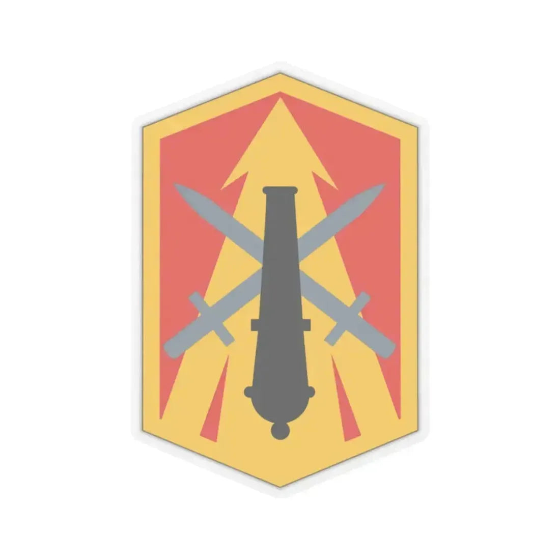 214th Field Artillery Brigade (U.S. Army) STICKER Vinyl Kiss-Cut Decal 6 Inch Transparent - The Sticker Space