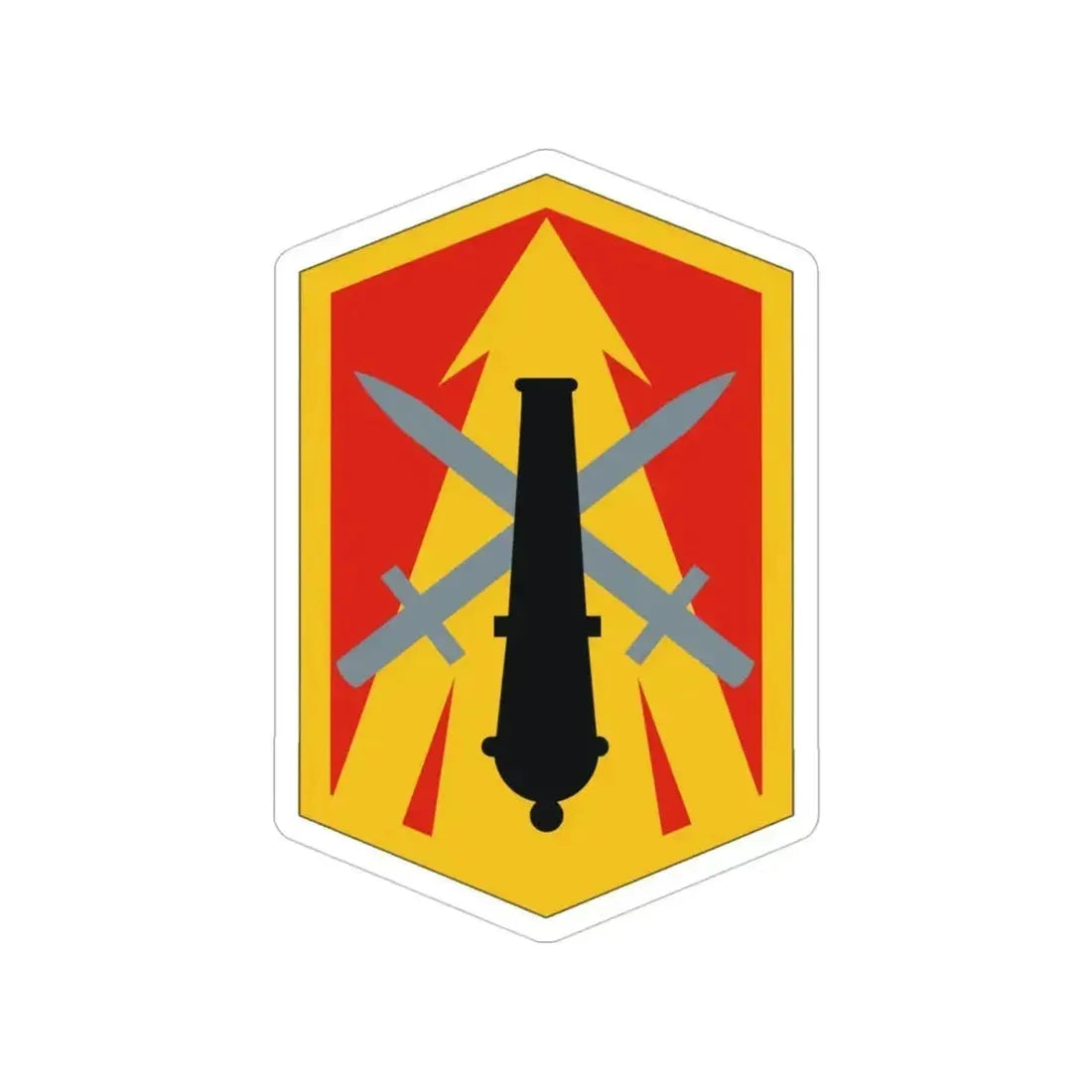 214th Field Artillery Brigade (U.S. Army) Transparent STICKER Die-Cut Vinyl Decal 4 Inch - The Sticker Space