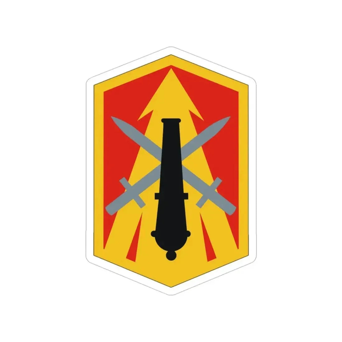 214th Field Artillery Brigade (U.S. Army) Transparent STICKER Die-Cut Vinyl Decal 4 Inch - The Sticker Space