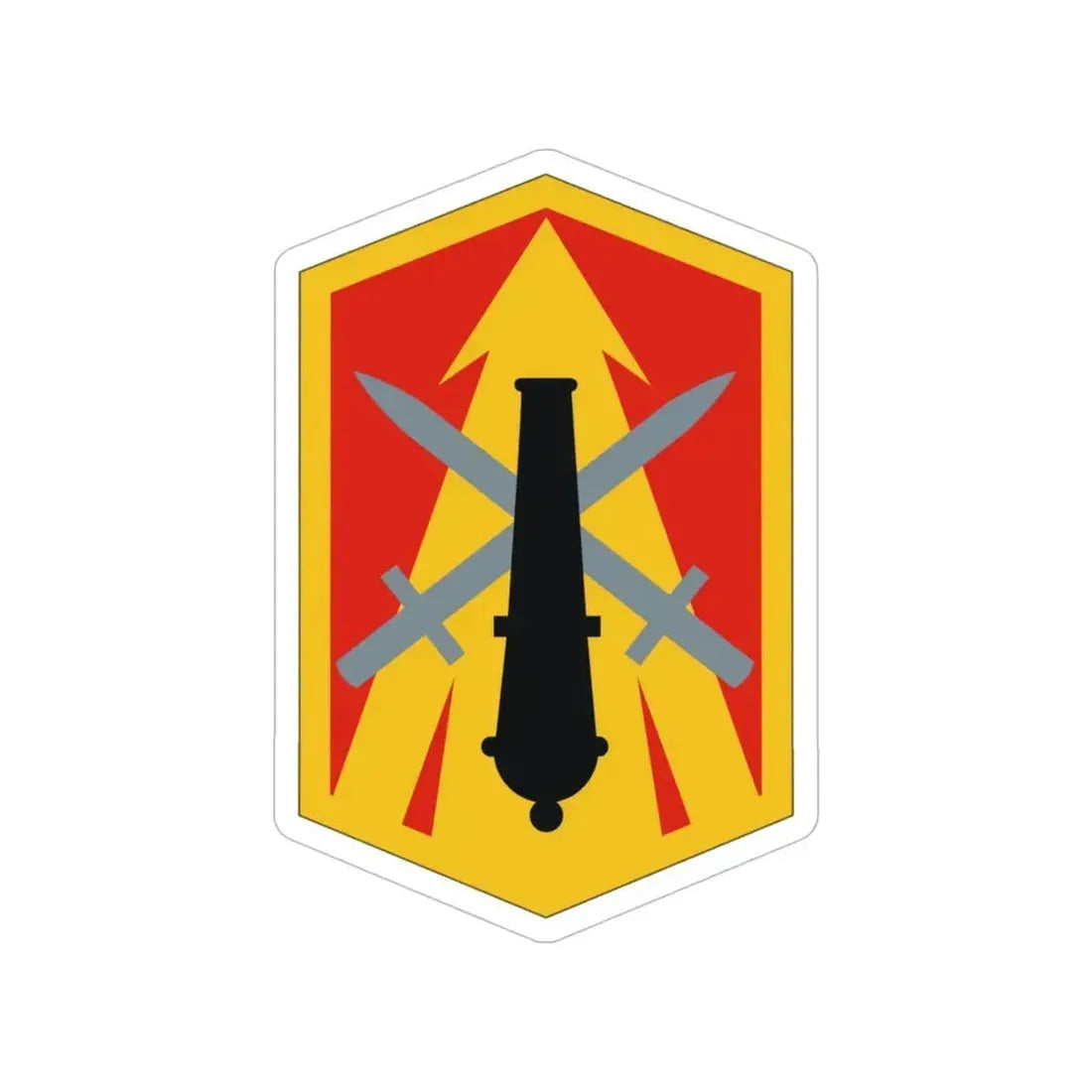 214th Field Artillery Brigade (U.S. Army) Transparent STICKER Die-Cut Vinyl Decal 5 Inch - The Sticker Space