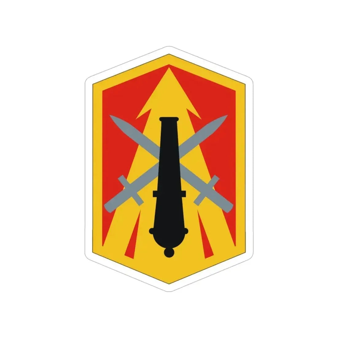 214th Field Artillery Brigade (U.S. Army) Transparent STICKER Die-Cut Vinyl Decal 6 Inch - The Sticker Space