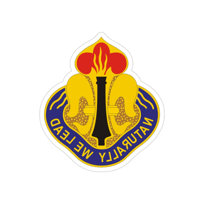 214th Field Artillery Brigade v2 (U.S. Army) REVERSE PRINT Transparent STICKER-5" × 5"-The Sticker Space