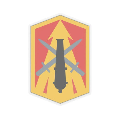 214th Fires Brigade (U.S. Army) STICKER Vinyl Kiss-Cut Decal 4 Inch Transparent - The Sticker Space