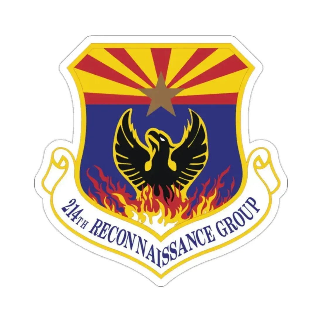 214th Reconnaissance Group (U.S. Air Force) STICKER Vinyl Die-Cut Decal 2 Inch - The Sticker Space