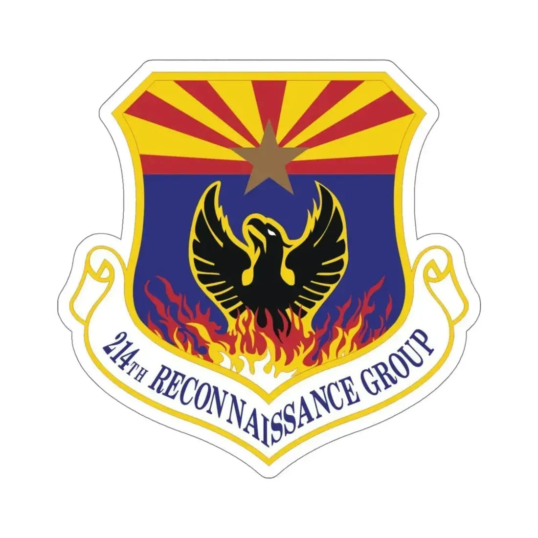 214th Reconnaissance Group (U.S. Air Force) STICKER Vinyl Die-Cut Decal 5 Inch - The Sticker Space