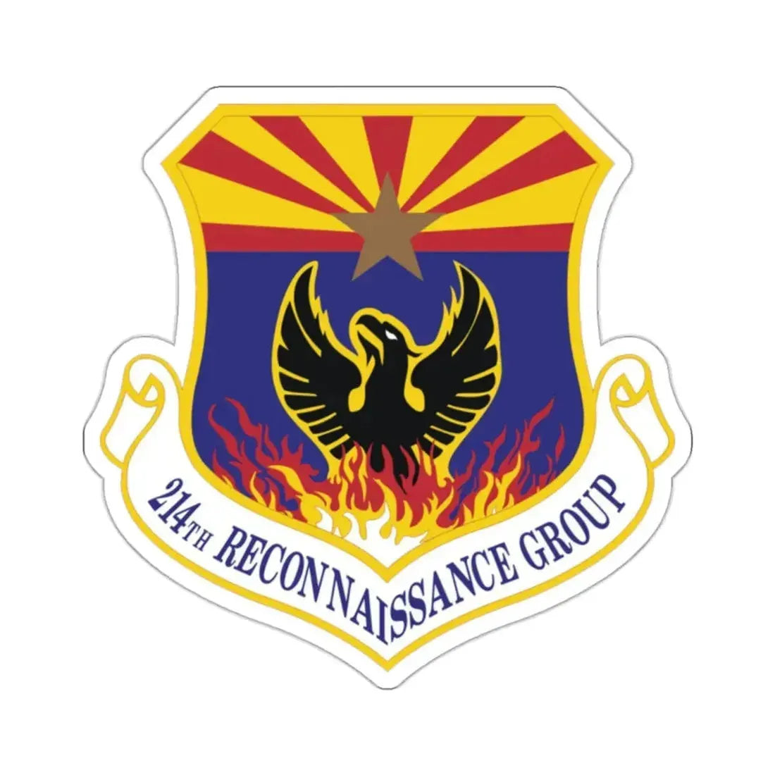 214th Reconnaissance Group (U.S. Air Force) STICKER Vinyl Kiss-Cut Decal - The Sticker Space