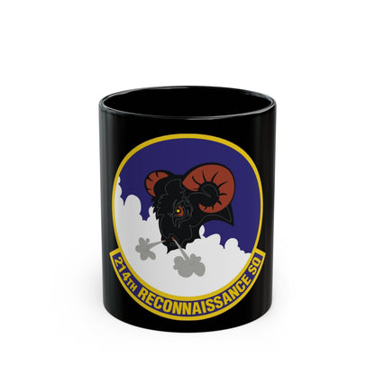 214th Reconnaissance Squadron (U.S. Air Force) Black Coffee Mug-11oz-The Sticker Space