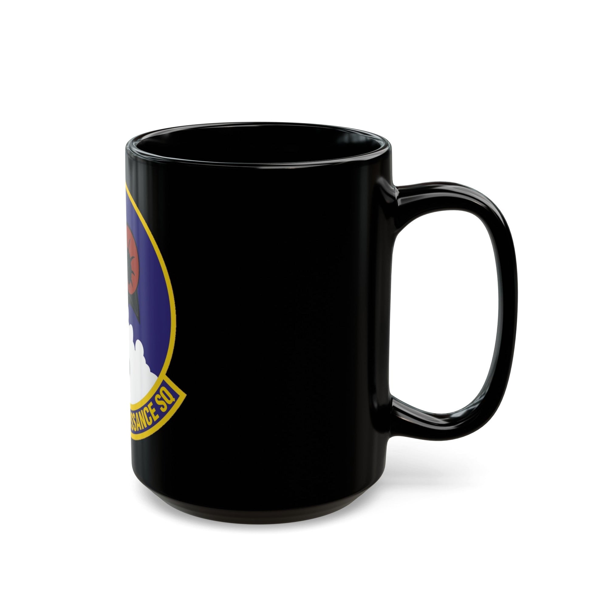 214th Reconnaissance Squadron (U.S. Air Force) Black Coffee Mug-The Sticker Space