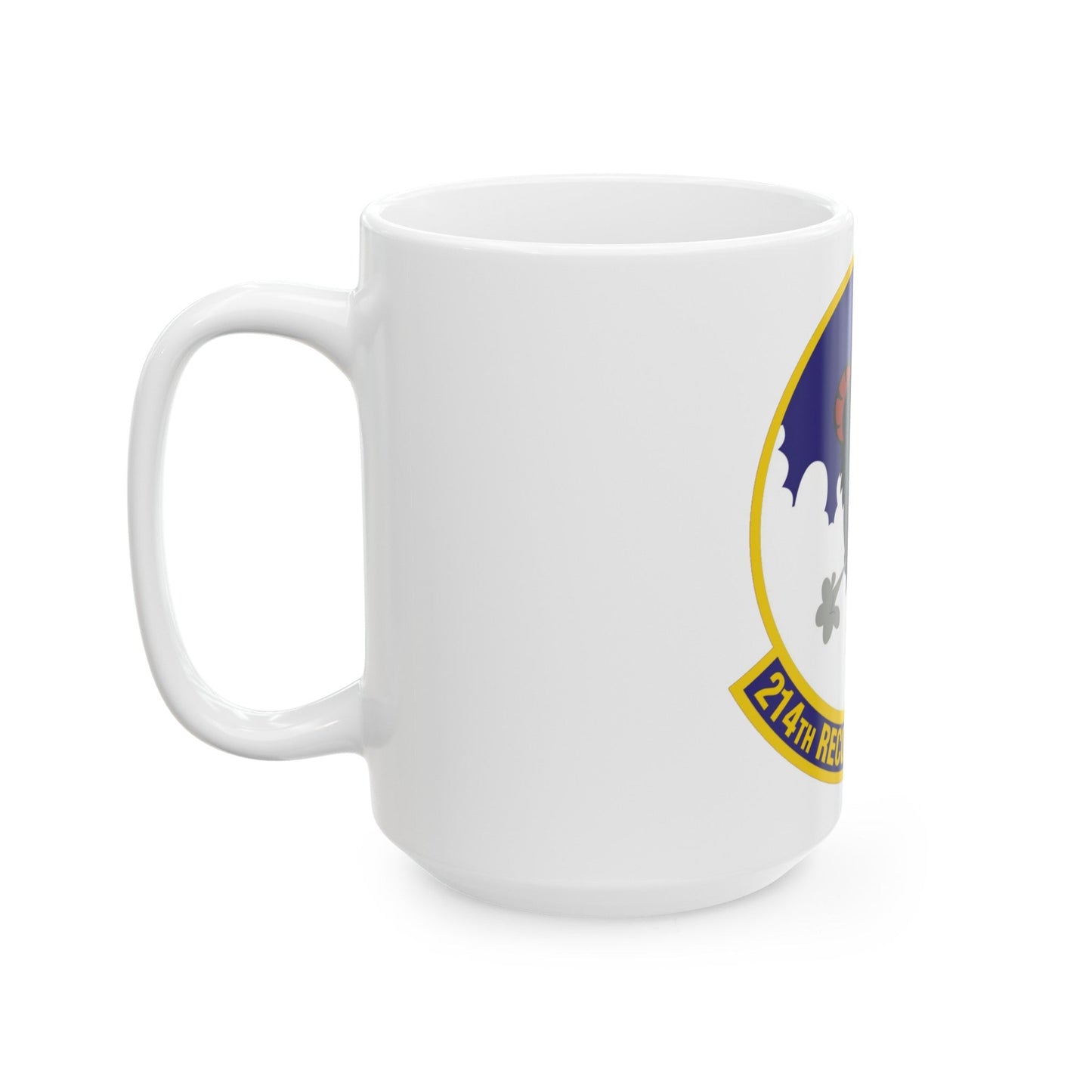 214th Reconnaissance Squadron (U.S. Air Force) White Coffee Mug-The Sticker Space