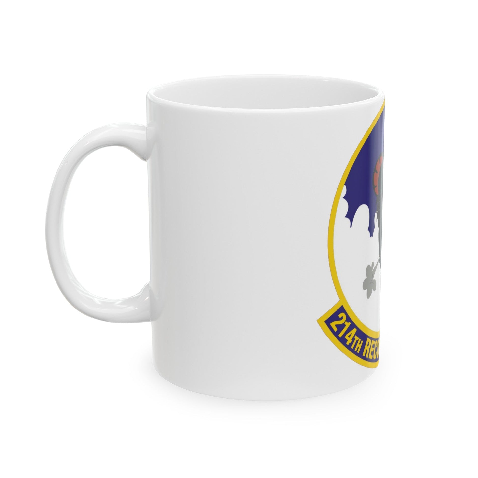 214th Reconnaissance Squadron (U.S. Air Force) White Coffee Mug-The Sticker Space