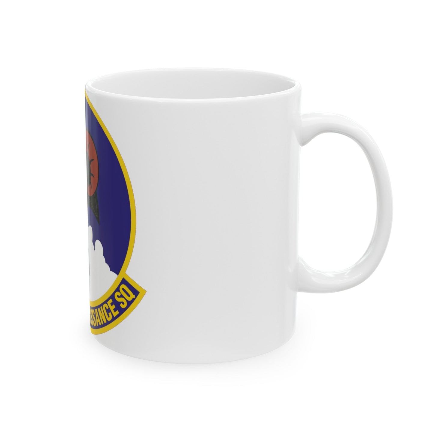 214th Reconnaissance Squadron (U.S. Air Force) White Coffee Mug-The Sticker Space