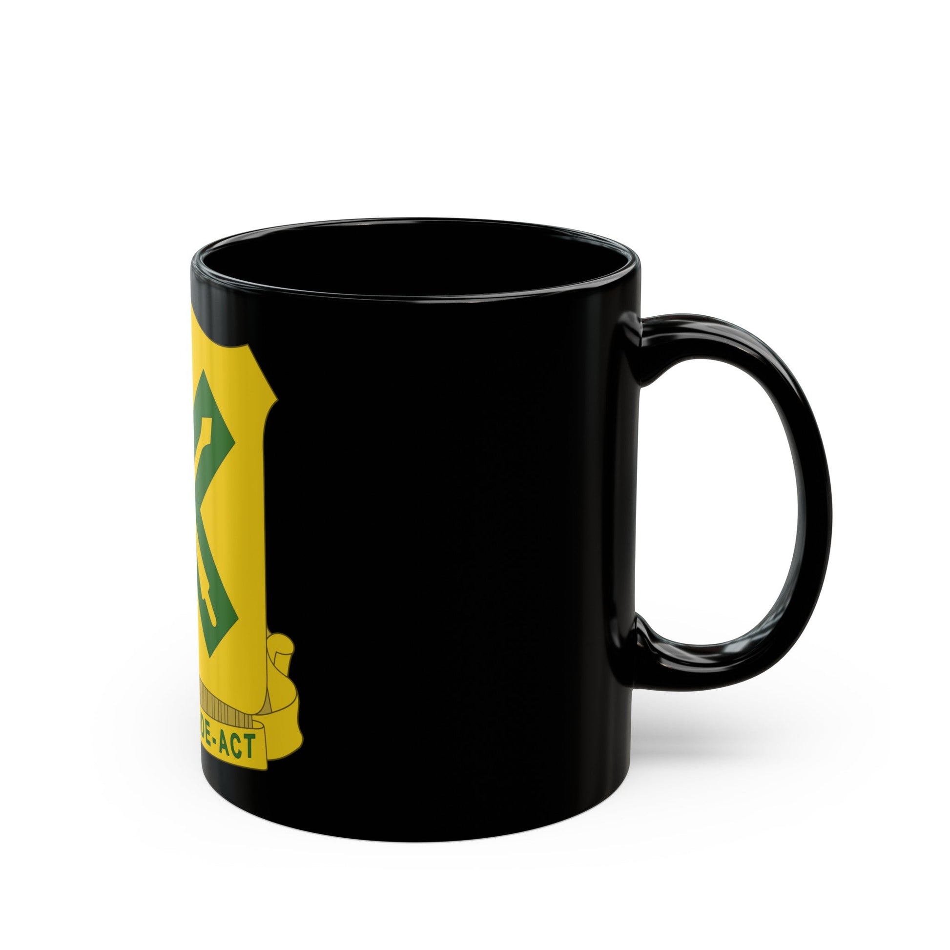 215 Tank Battalion (U.S. Army) Black Coffee Mug-The Sticker Space