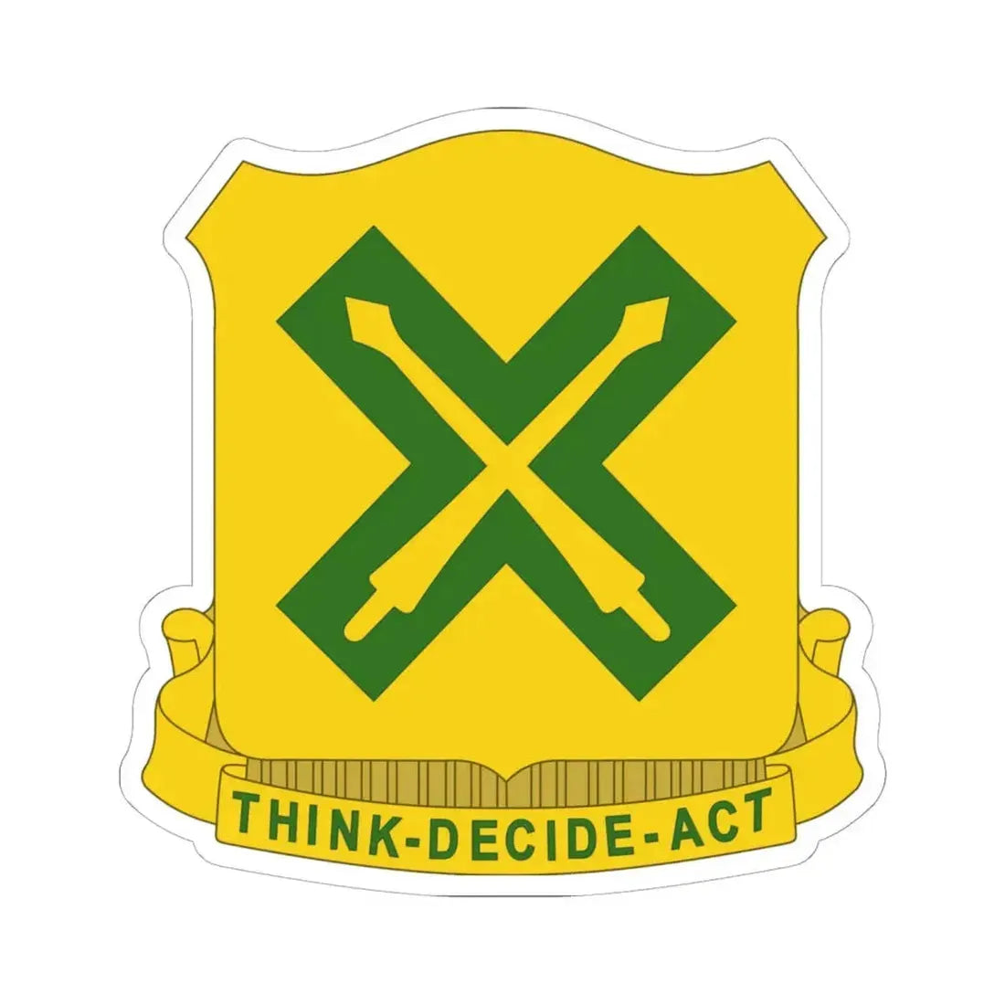 215 Tank Battalion (U.S. Army) STICKER Vinyl Kiss-Cut Decal 6 Inch White - The Sticker Space