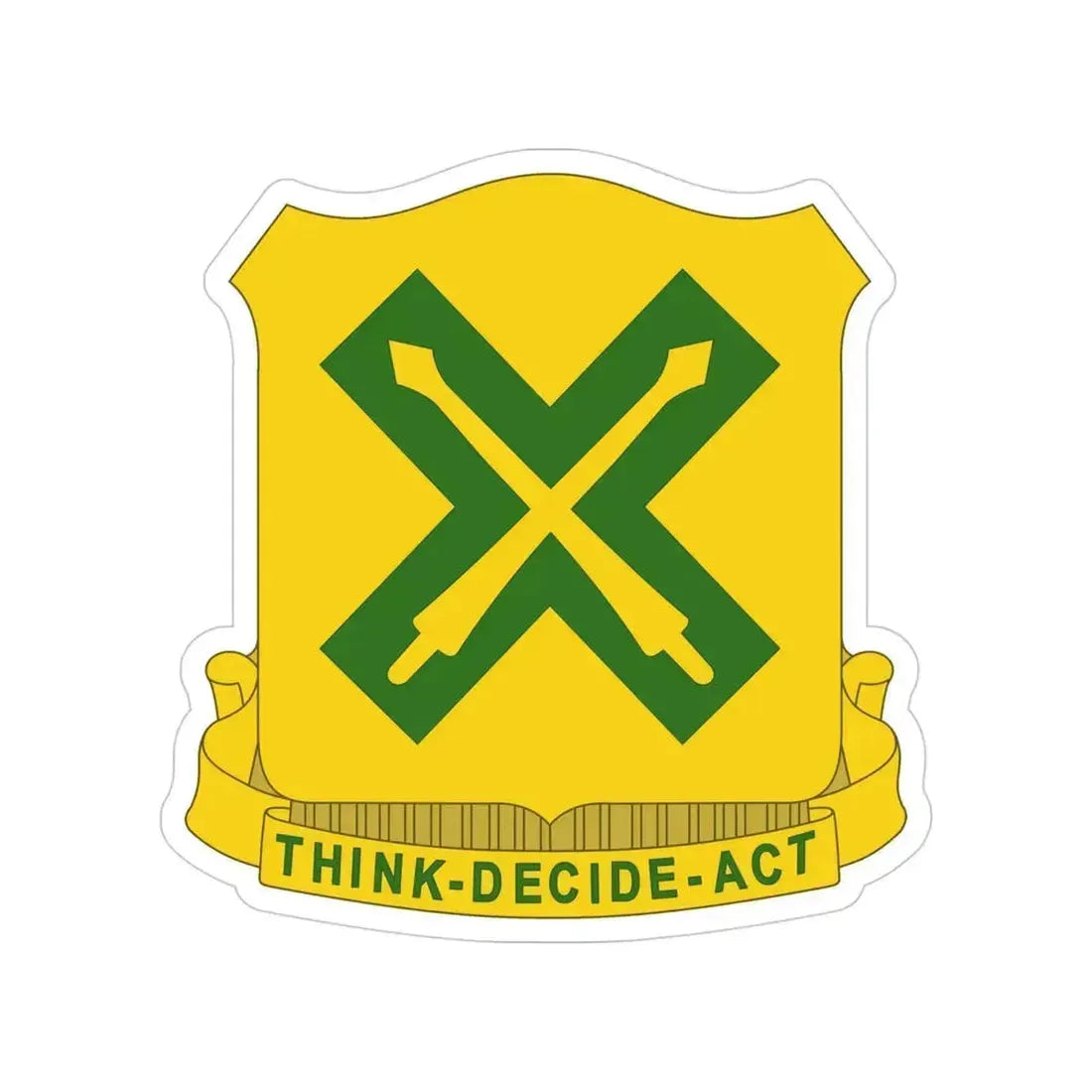215 Tank Battalion (U.S. Army) Transparent STICKER Die-Cut Vinyl Decal 4 Inch - The Sticker Space