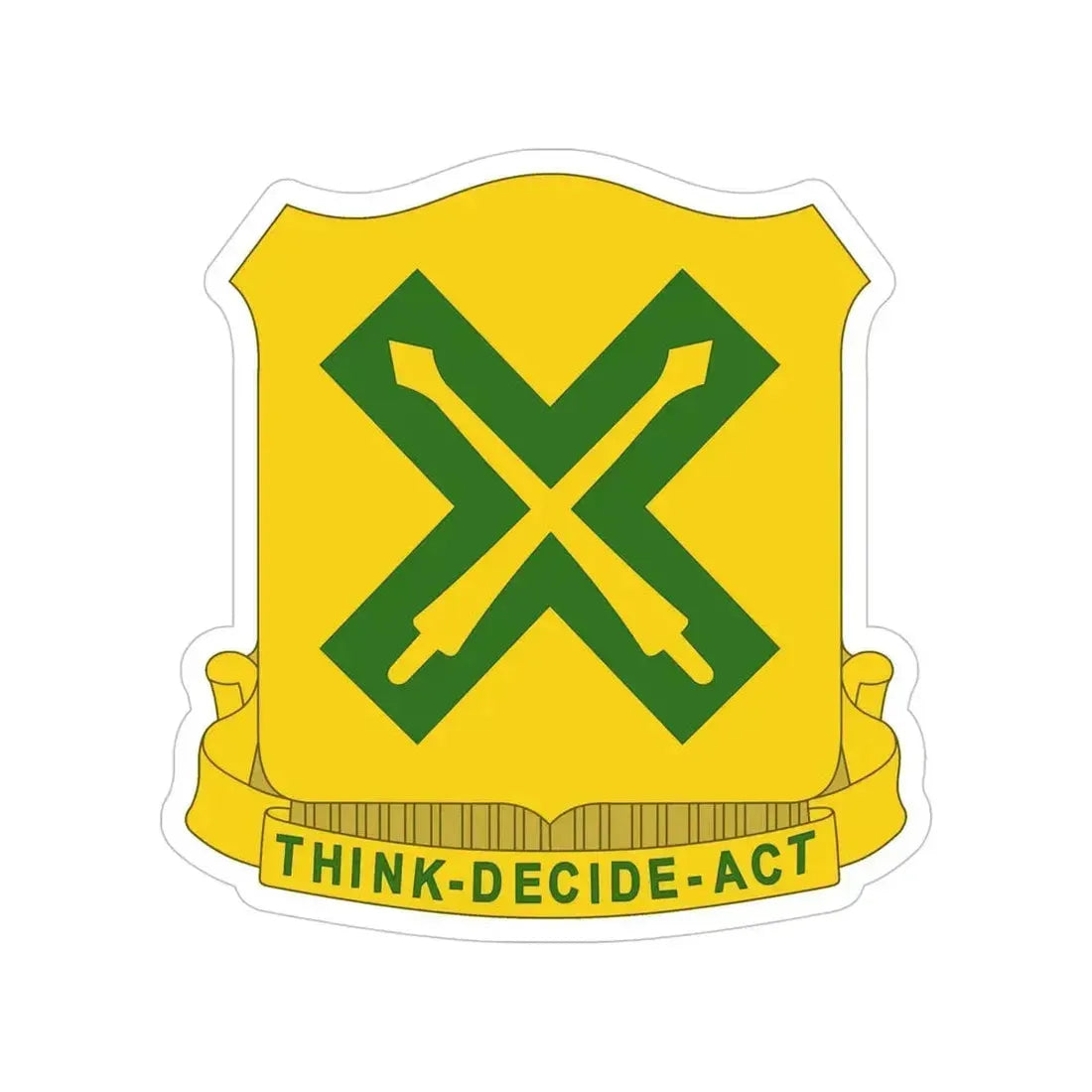 215 Tank Battalion (U.S. Army) Transparent STICKER Die-Cut Vinyl Decal 5 Inch - The Sticker Space